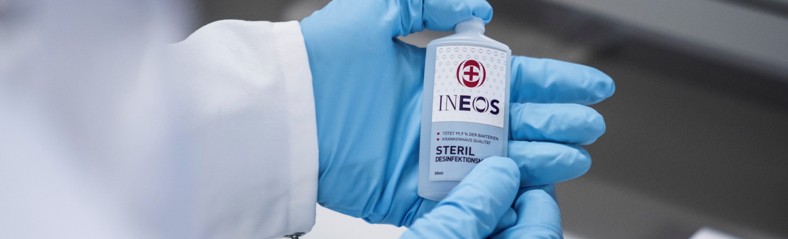 INEOS liefert Handdesinfektionsmittel an Krankenhäuser